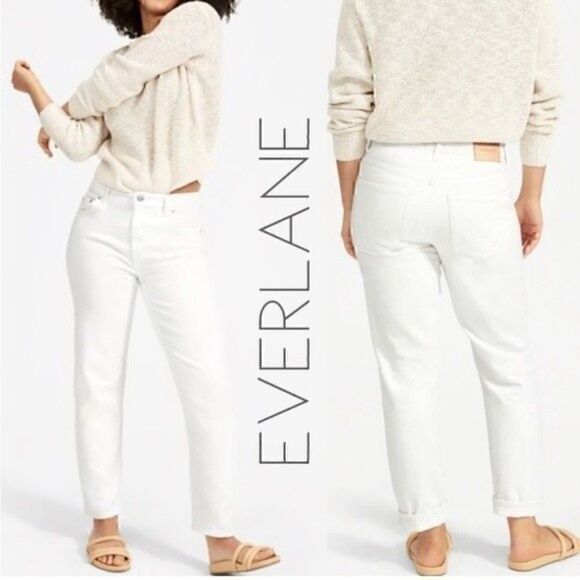 NEW Everlane The Summer Jean White Size 31 Regular - Picture 3 of 6